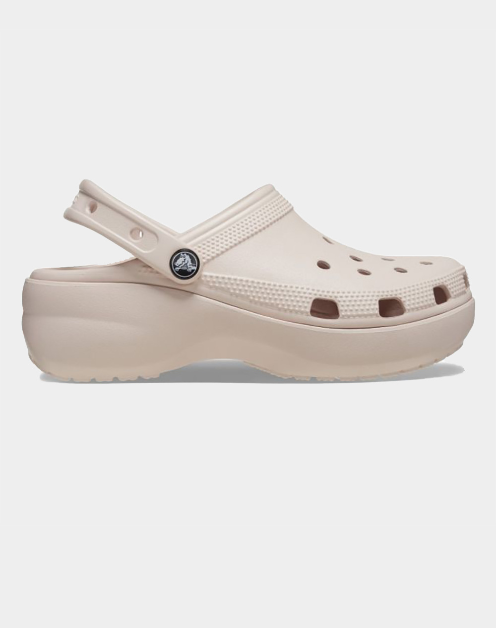 Crocs Classic Platform Clog W Γυναικείο Σαγιοναρες Κρεμ