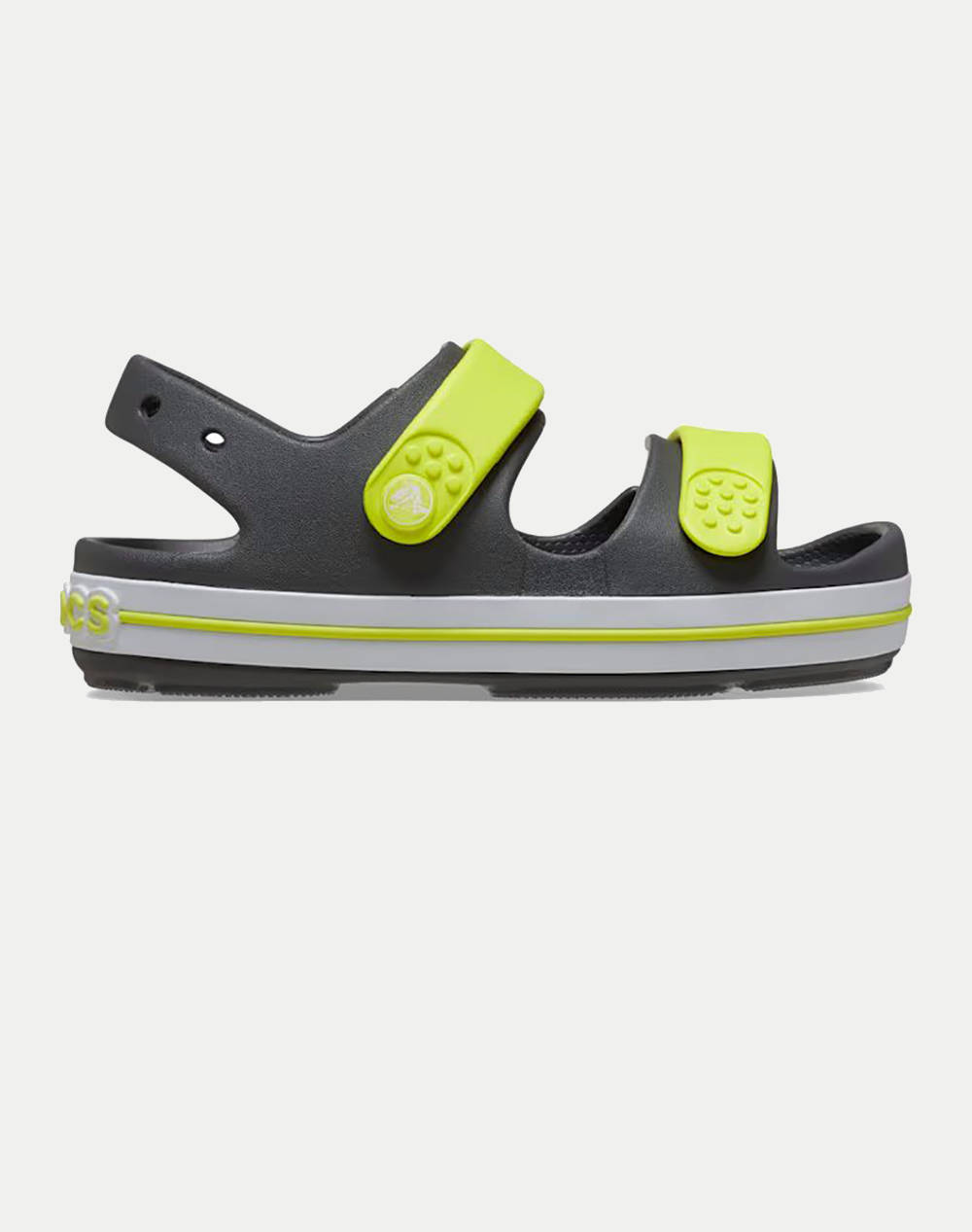 Crocs Crocband Cruiser Sandal K Unisex Σαγιοναρες Σκούρο Γκρι