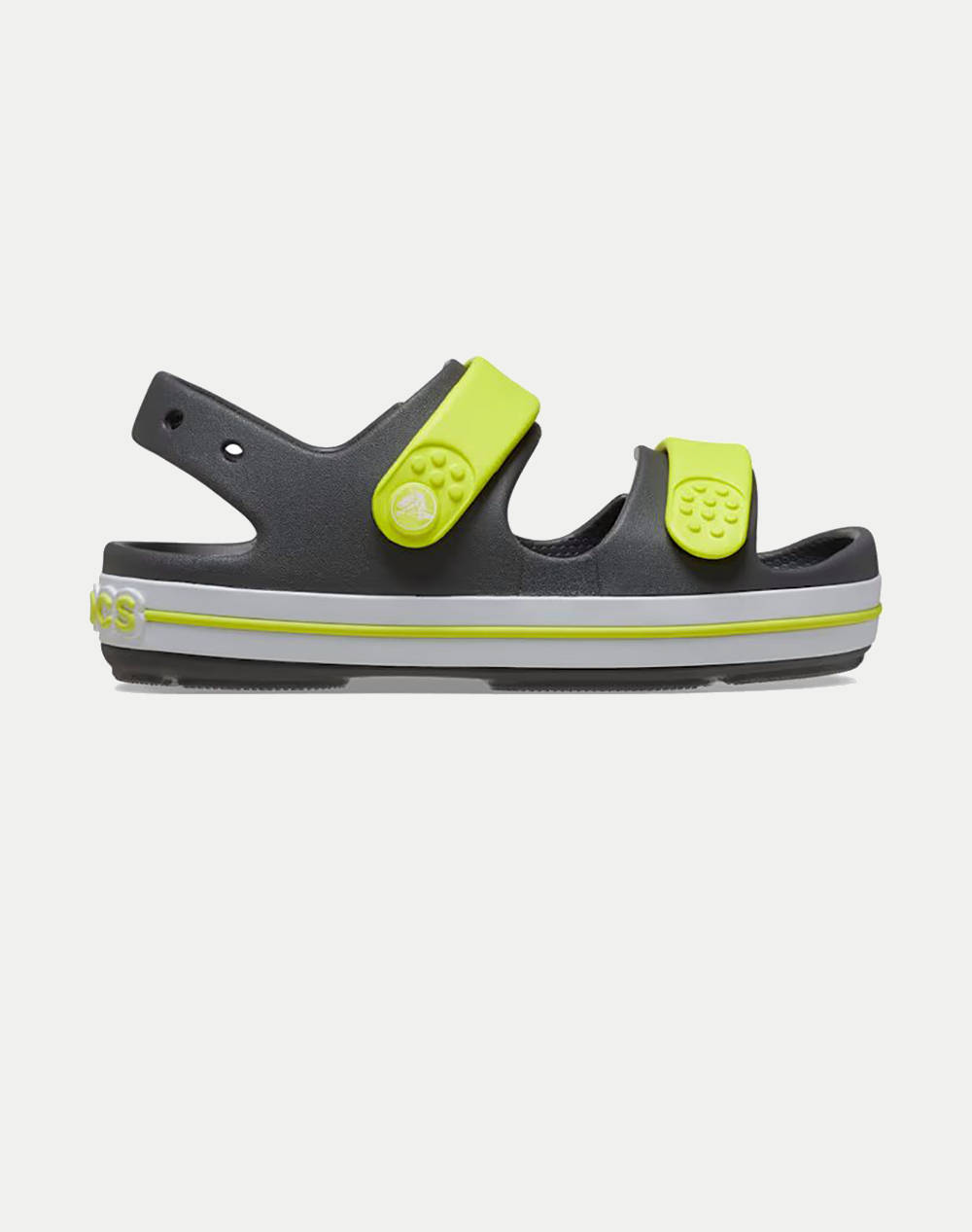 Crocs Crocband Cruiser Sandal T Unisex Flat Σκούρο Γκρι
