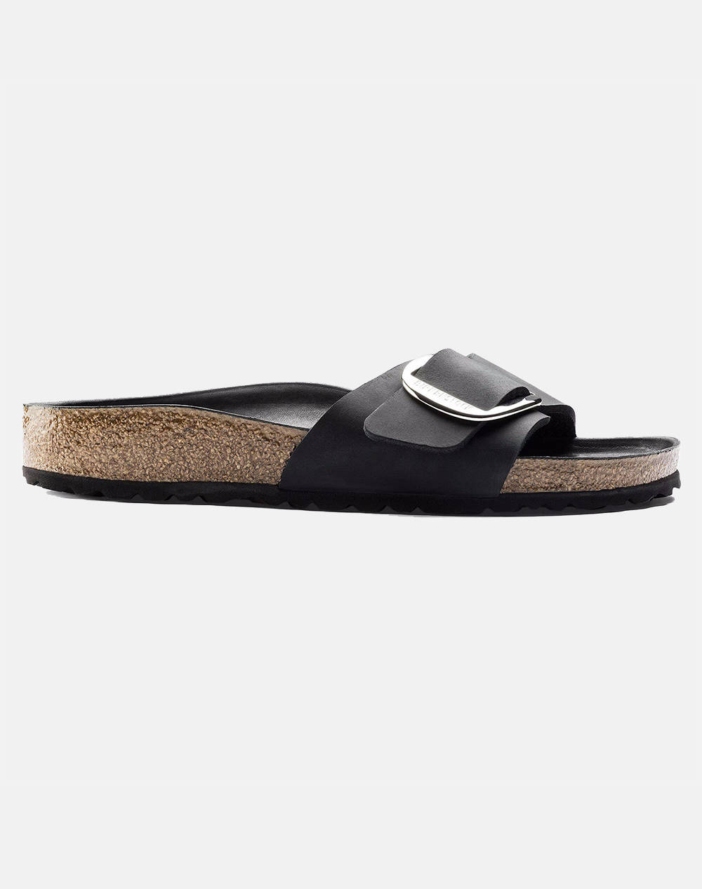 Birkenstock F25 Leather Madrid Big Buckle Leoi Black Hex 35 - 43 Narrow Core Essential Παπουτσι Γυναικειο Γυναικείο Εσπαντριγιες/Σανδαλια Μαύρο