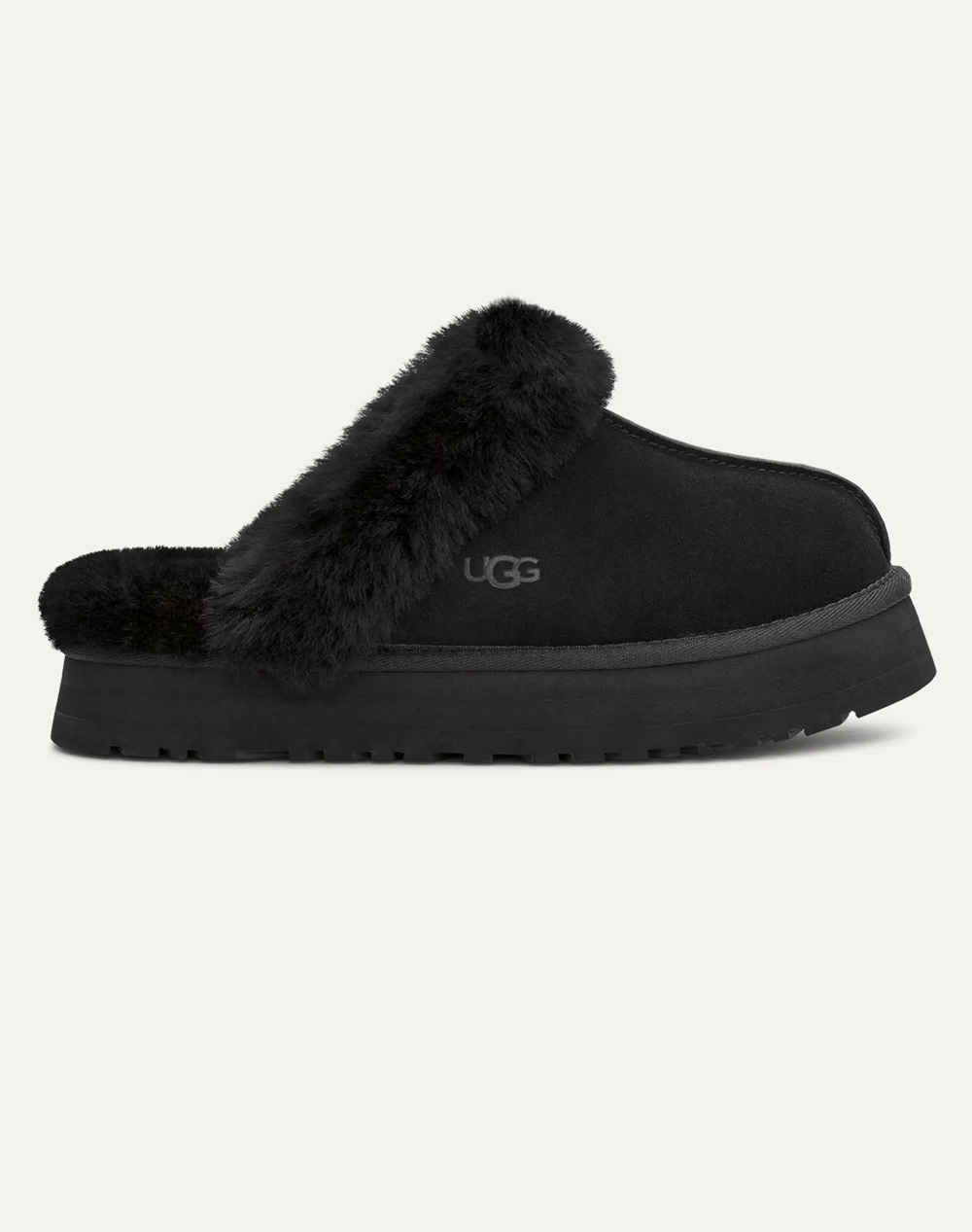 Ugg Disquette Γυναικείο Παντοφλες Μαύρο