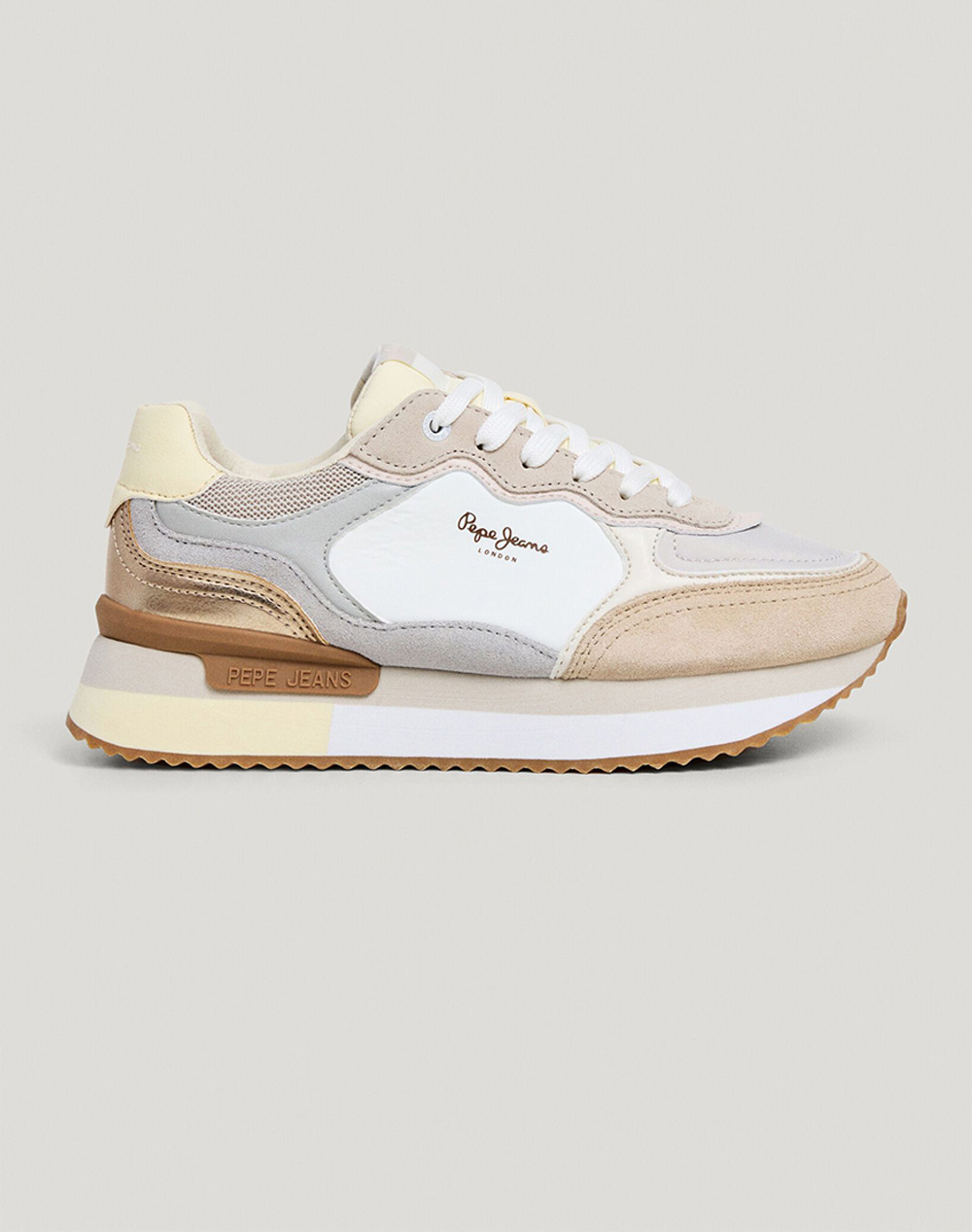 Pepe Jeans Drop 1 Rusper Racer W Παπουτσι Γυναικειο Γυναικείο Sneakers Υπόλευκο