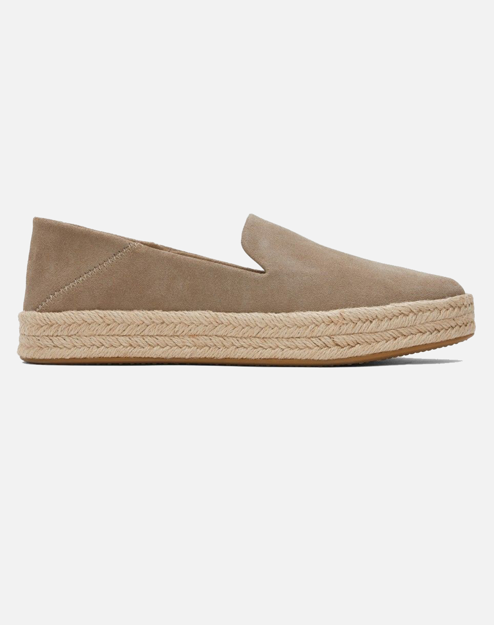 Toms Dun Suede Wm Caroln Esp Γυναικείο Εσπαντριγιες/Σανδαλια Μπεζ