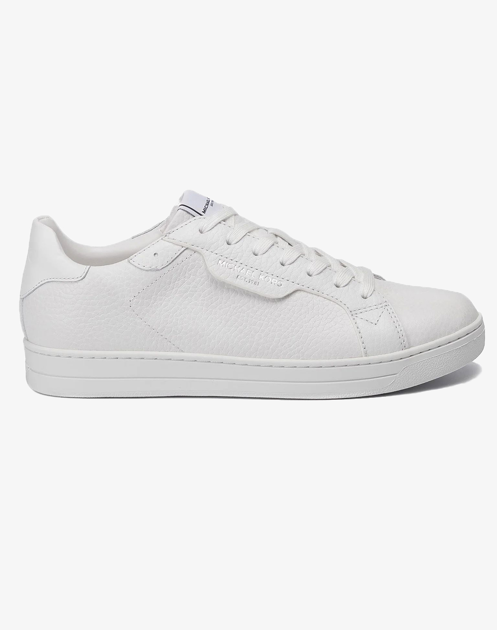 Michael Kors 42F9Kefs1L Keating Sneaker Low Michael Kors Mens Ανδρικό Sneakers Άσπρο