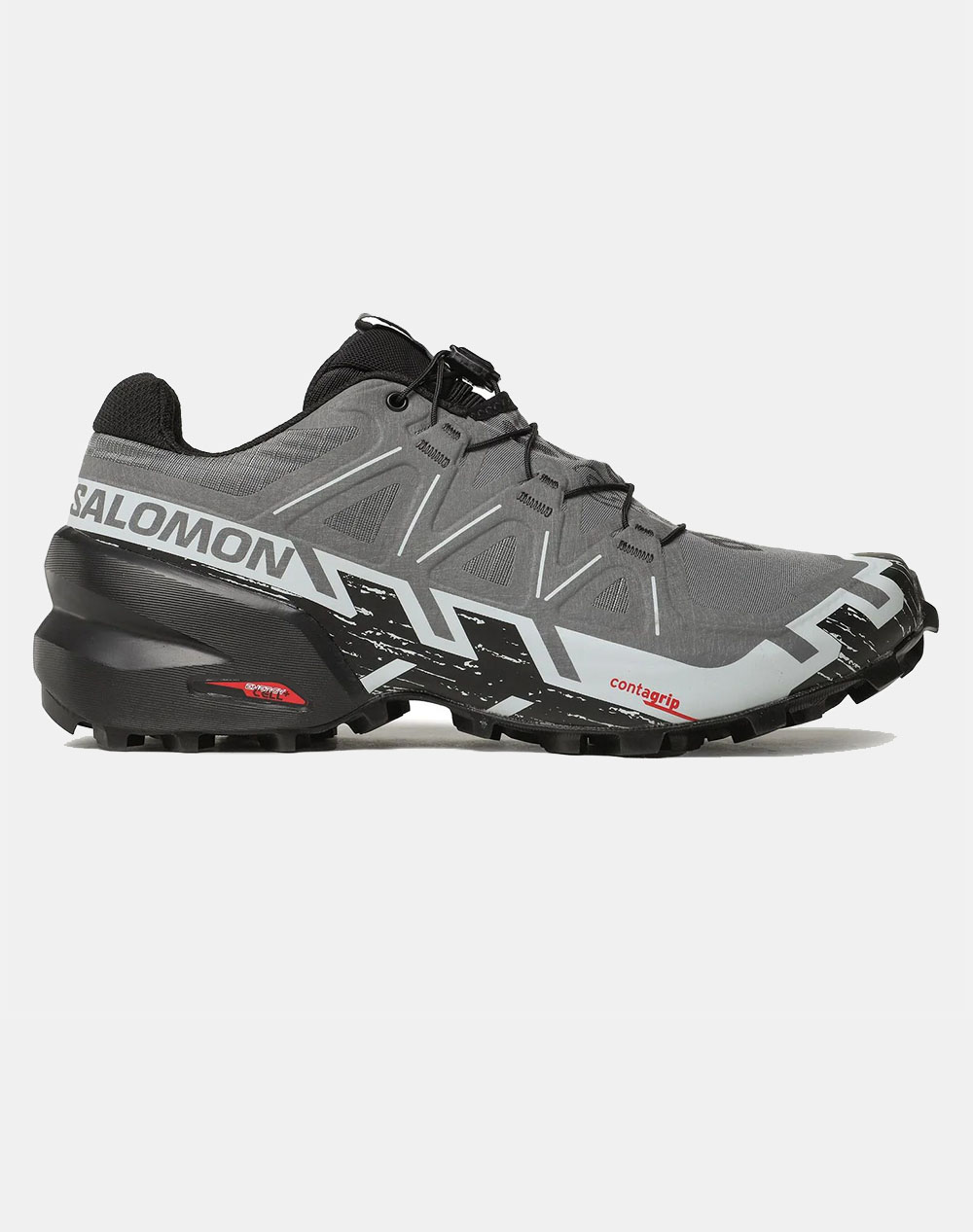 Salomon Trail Running - Cross Shoes Speedcross 6 Qush/Black/Prlblu Παπουτσι Ανδρικο Ανδρικό Παπουτσια Γκρι