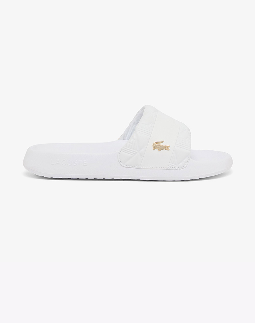 Lacoste Υποδημα Ανδρικο Serve Slide Hyb 126 1 Serve Slide Hyb 126 1 Cma Ανδρικό Σαγιοναρες Άσπρο
